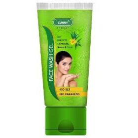 Bakson Sunny Face Wash with Aloe Vera, Calendula, Neem and Tulsi (100g)
