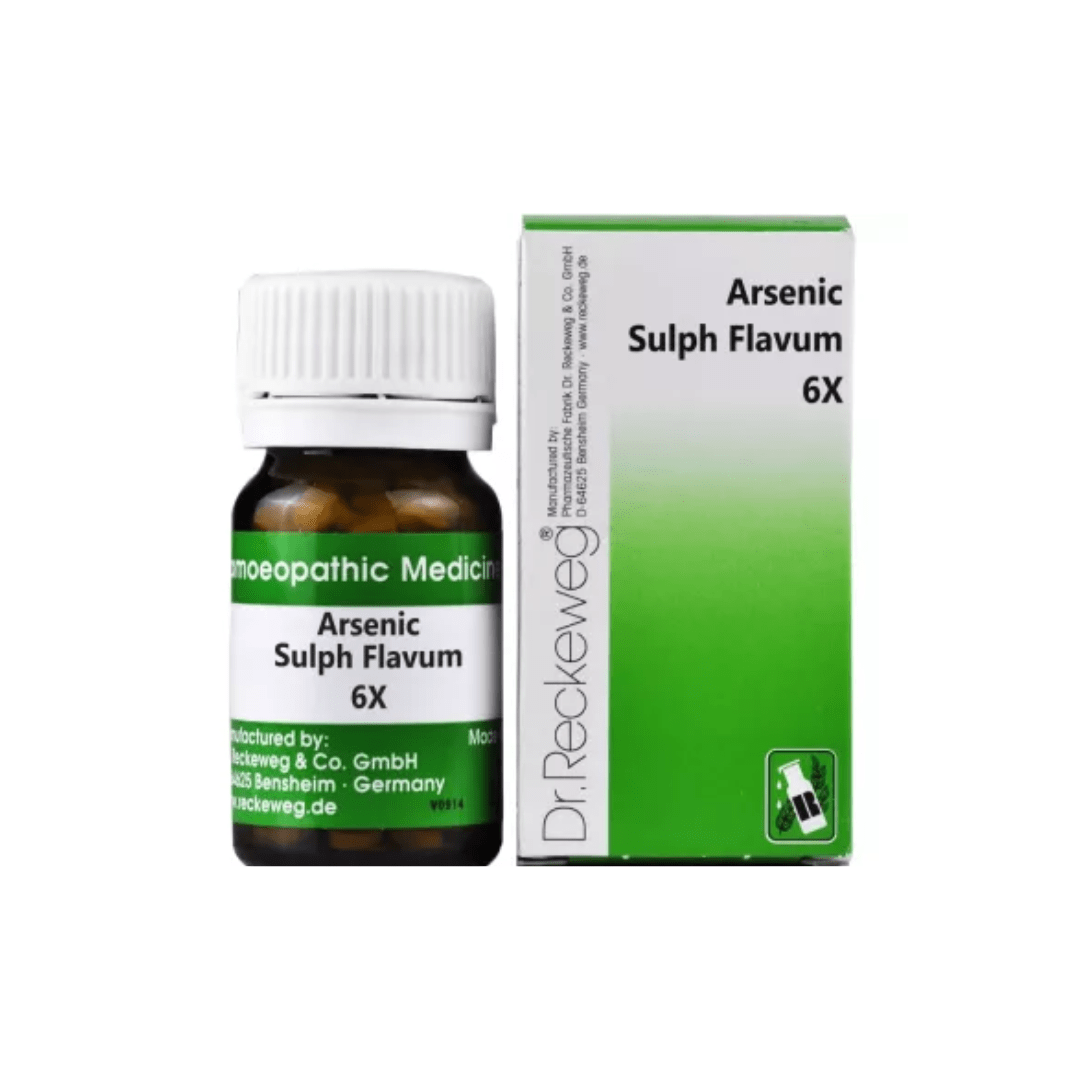 Dr Reckeweg Arsenic Sulphuratum Flavum 6X (20g)